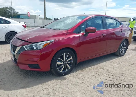 2021 Nissan Versa Sv Xtronic Cvt z USA, uszkodzony, nr VIN 3N1CN8EV7ML895340